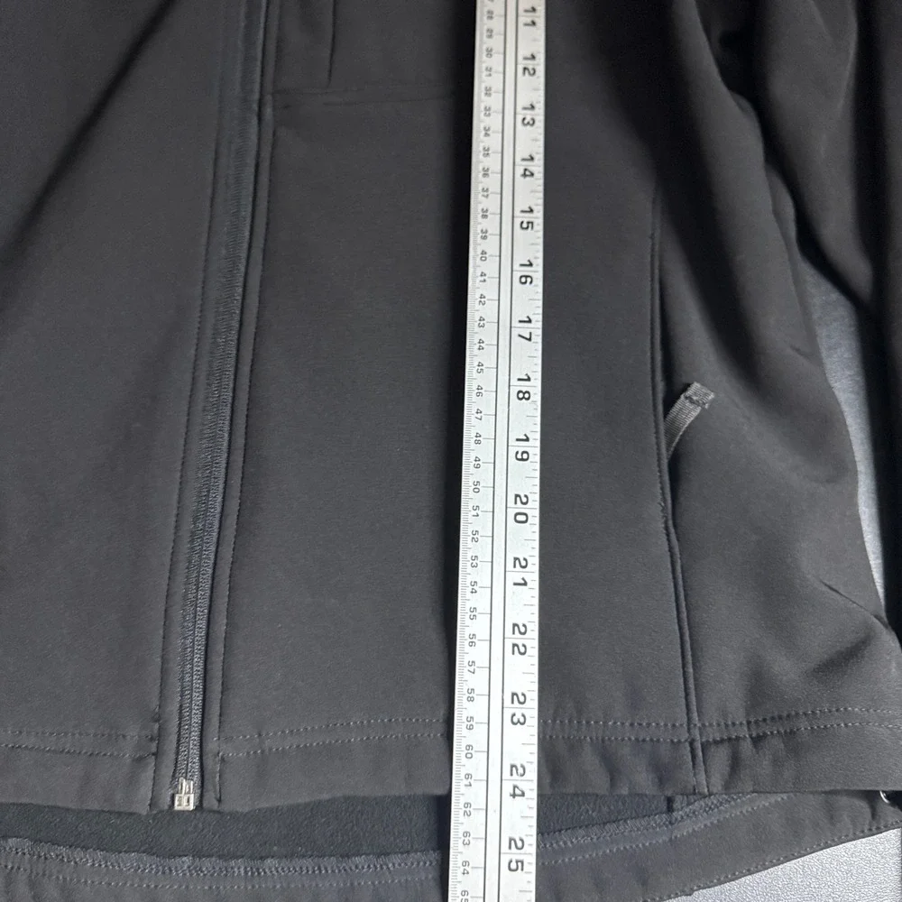 Lyft Softshell Jacket Black Full Zip Fleece‎ Lined Mens XL - Picture 5 of 6